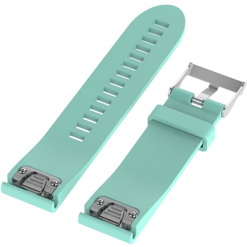 Sportbandje voor Garmin Fenix 5X Silicone Watchband Mint 