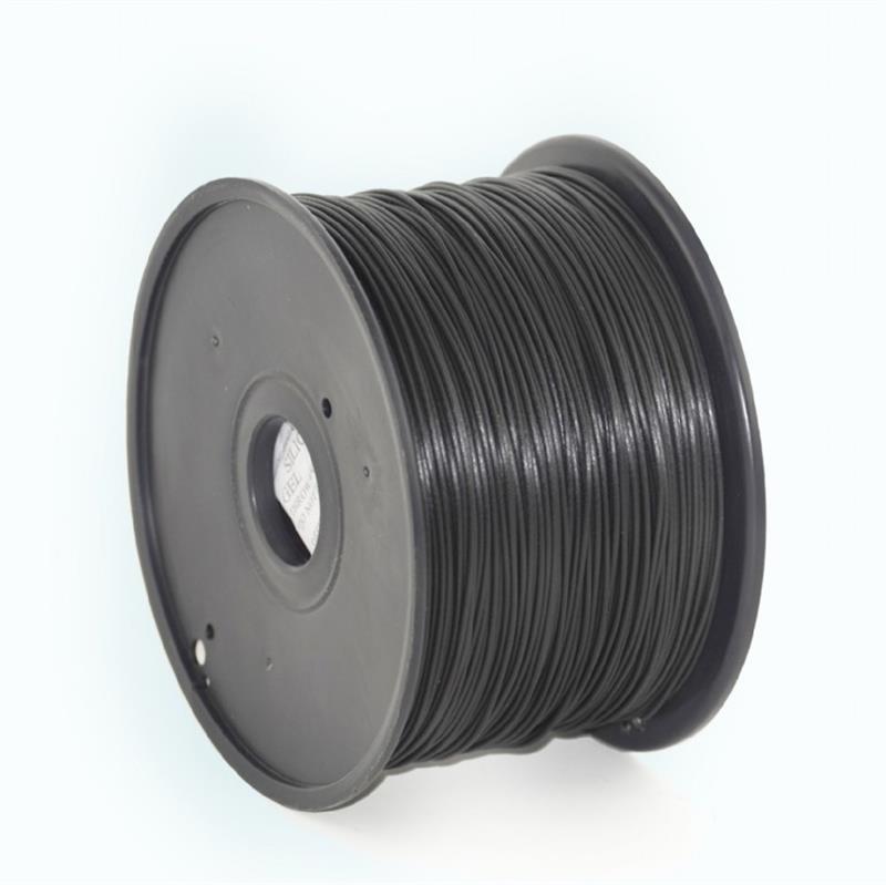 PLA plastic filament voor 3D printers 3 mm diameter zwart