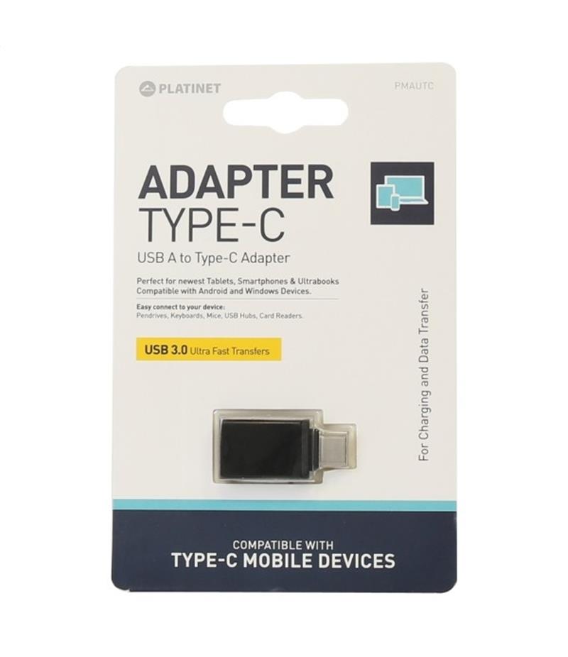 PLATINET USB 3 0 TO TYPE-C PLUG ADAPTER 44127