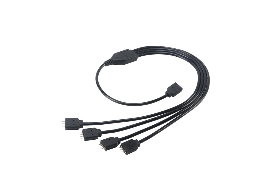 Akasa RGB LED Splitter and extension cable