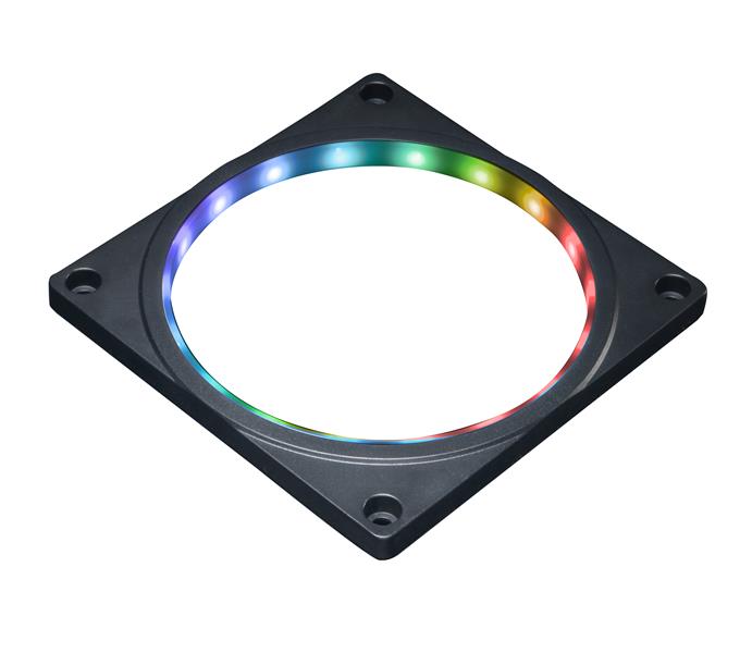 Akasa 12cm Addressable RGB Fan Frame ASUS Aura MSI Mystic Light Sync Gigabyte Fusion ASRock Cert 