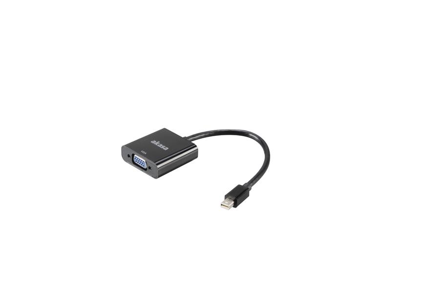 Akasa Mini DisplayPort to VGA Converter 20cm *MDPM *VGAF