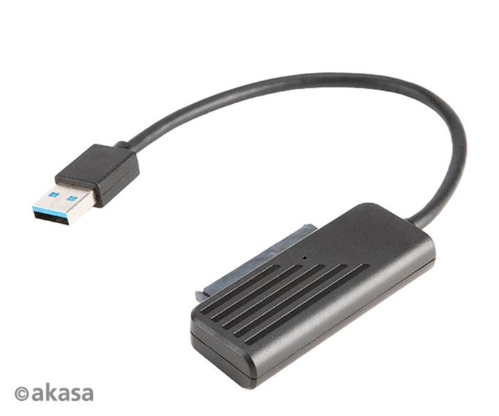 Akasa USB A 3 1 Gen1 Adapter Cable for 2 5 SATA SSD HDD 0 2m *USBCM *SATAM