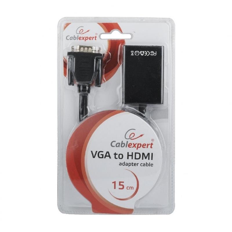 VGA naar HDMI adapterkabel met audio 0 15 m