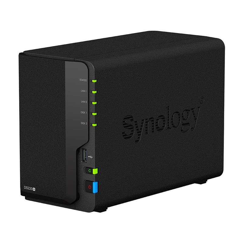 Synology DiskStation data-opslag-server J4025 Ethernet LAN Compact Zwart NAS
