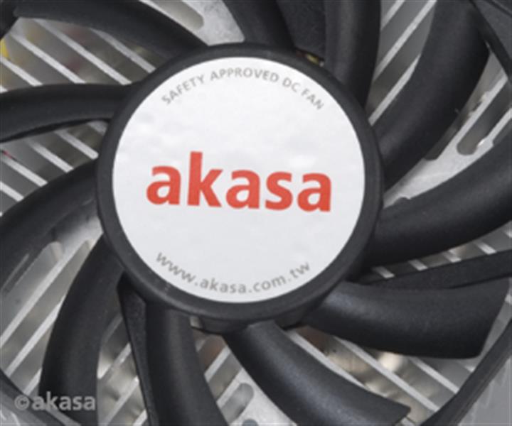 Akasa Low Profile 29mm Active Aluminium Cooler with PWM 80mm Fan AMD Socket 754 939 AM2 AM2 AM3 AM3 FM1 FM2