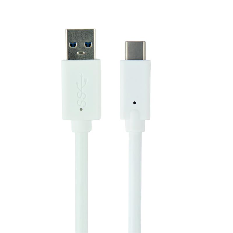 Gembird USB3 0 kabel AM-CM wit 0 5 meter 600MB s charging 3A 36W *USBAM *USBCM