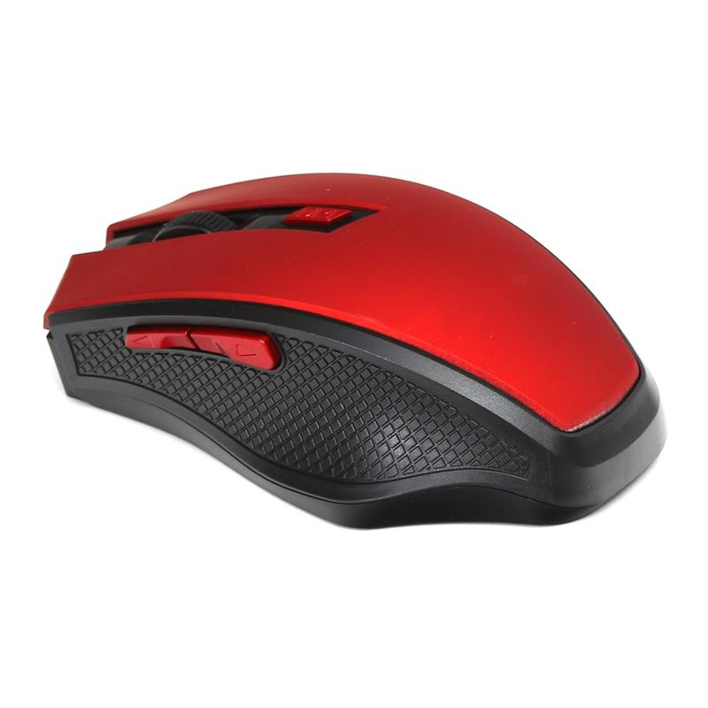 Omega OM-08WB wireless mouse 2 4 GHz 1000 1200 1600dpi - red