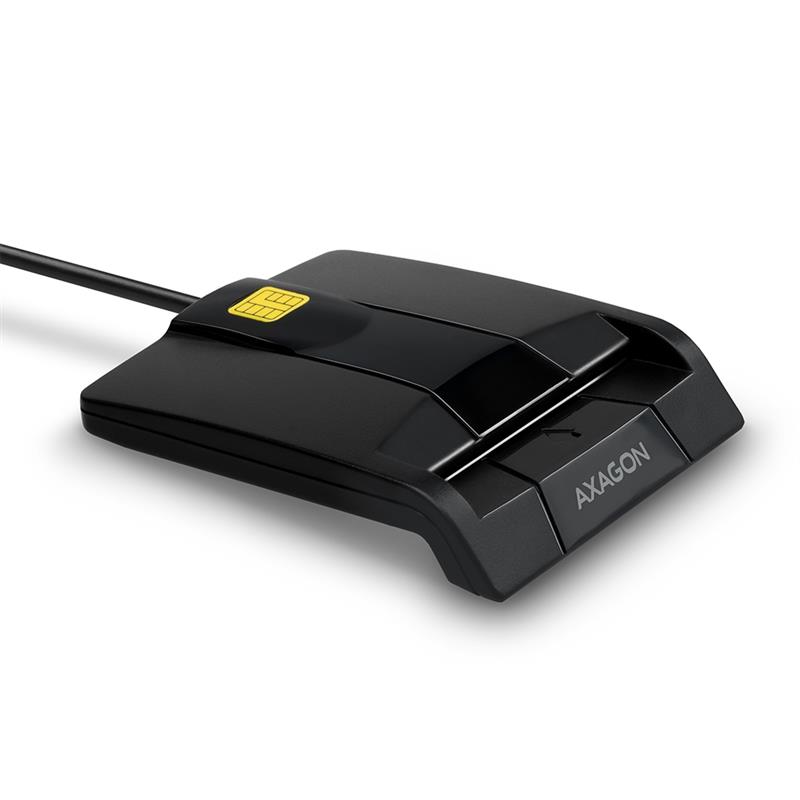 AXAGON USB Smart card FlatReader 1 2m cable