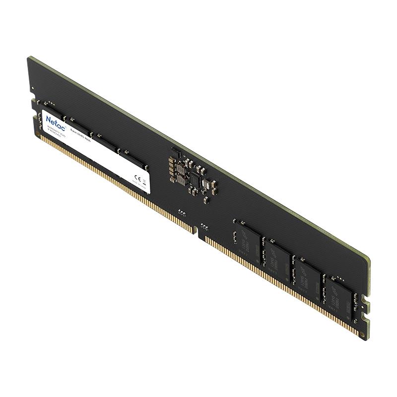 Netac Basic DDR5-4800 16GB C40 U-DIMM 288-Pin DDR5 PC DDR5-4800 PC5-38400 16G x 1 40-40-40-77 1 1V N A Single Channel