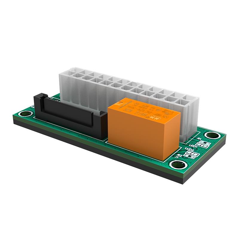 Akasa 2 Sets Synchronous PSU Adapter Board ATX 24-pin to SATA