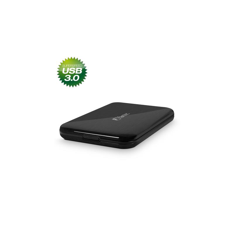 External 2 5 HDD-Enclosure FANTEC ALU-25U3 USB 3 2 Aluminium black