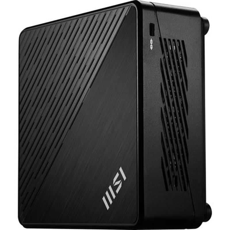 MSI Cubi N ADL S-078EU Intel® N N100 4 GB DDR4-SDRAM 128 GB SSD Windows 11 Pro Mini PC Zwart