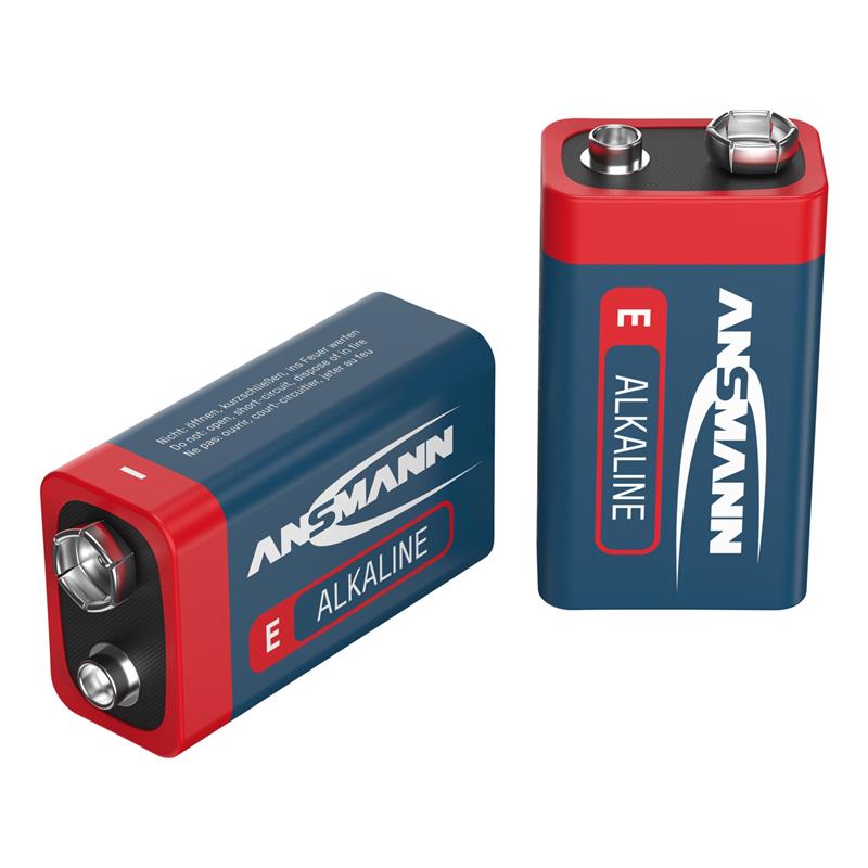 Ansmann RED Alkaline-Battery 9V block 6LR61 1pcs pack 1515-0000 