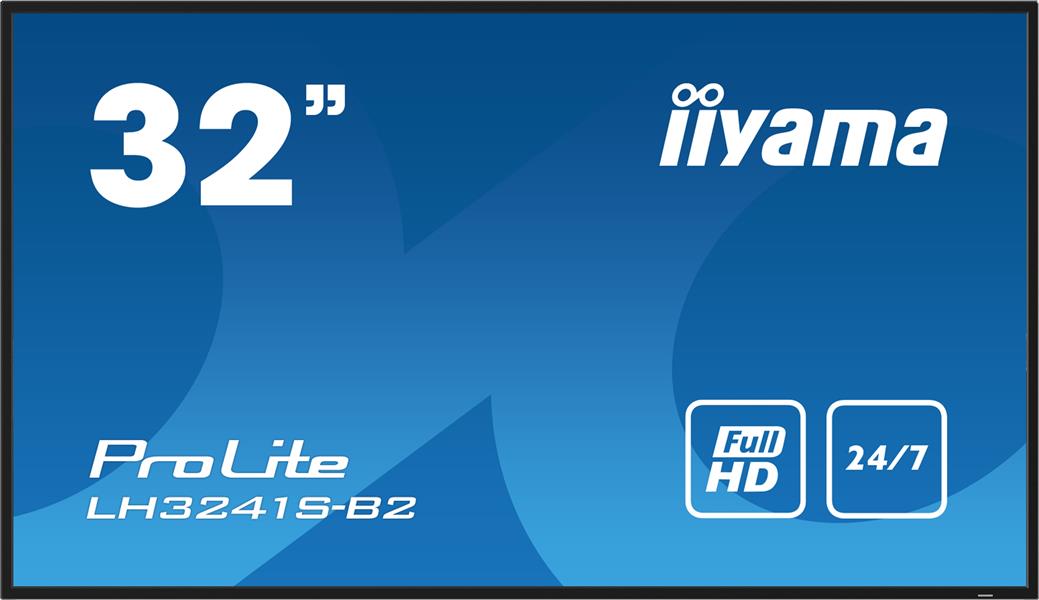 iiyama LH3241S-B2 beeldkrant Kiosk-ontwerp 80 cm (31.5"") LED 350 cd/m² Full HD Zwart 24/7