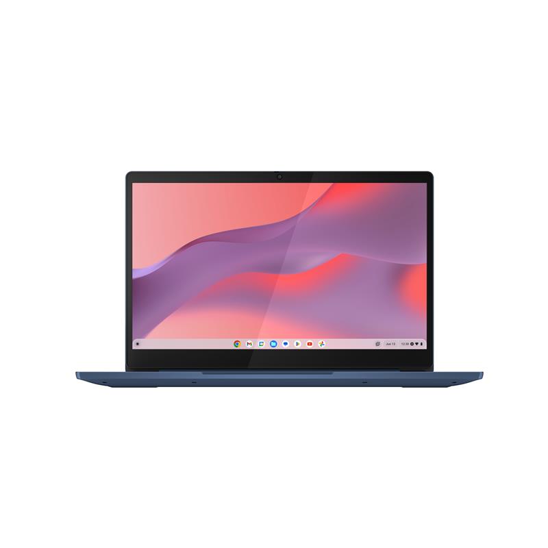 Lenovo IdeaPad Slim 3 Chrome MediaTek Kompanio 520 Chromebook 35,6 cm (14"") Full HD 8 GB LPDDR4x-SDRAM 128 GB eMMC Wi-Fi 6 (802.11ax) ChromeOS Blauw