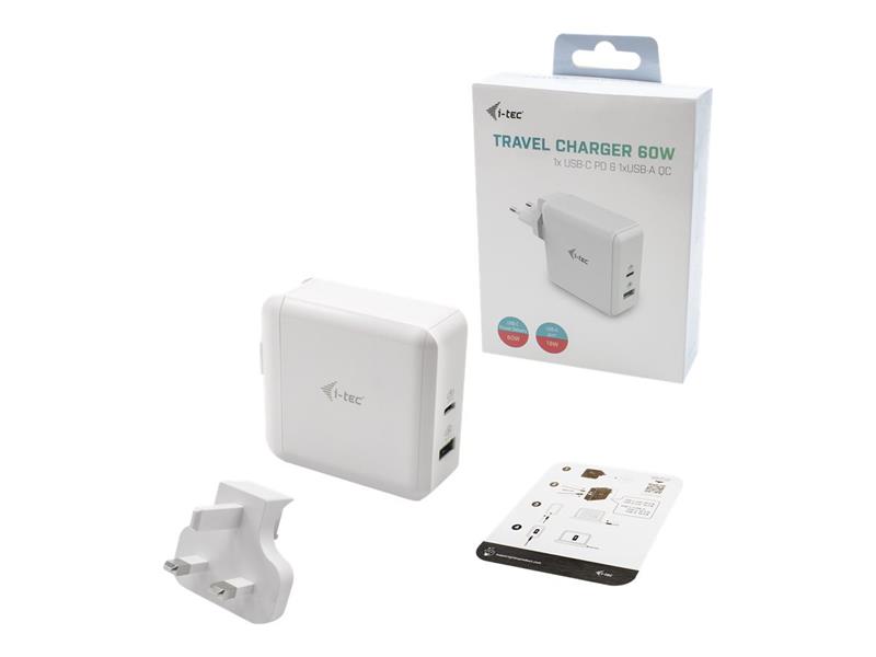 I-TEC USB-C CHARGER 60W USB-A Port 18W
