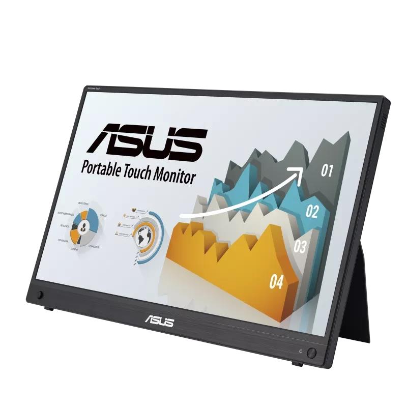 ASUS ZenScreen MB16AMTR computer monitor 39,6 cm (15.6"") 1920 x 1080 Pixels Full HD LCD Touchscreen Zwart