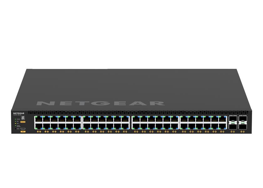 NETGEAR M4350-48G4XF Managed L3 Gigabit Ethernet (10/100/1000) Power over Ethernet (PoE) 1U Zwart