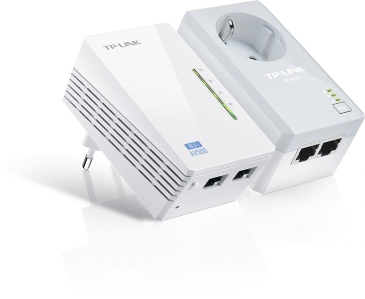 TP-LINK TL-WPA4226 KIT PowerLine-netwerkadapter 600 Mbit/s Ethernet LAN Wifi Wit 2 stuk(s)