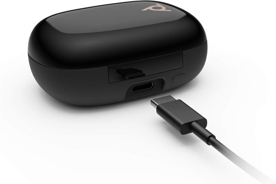 POLY Voyager Free 20 Black Earbuds +Basic Charge Case