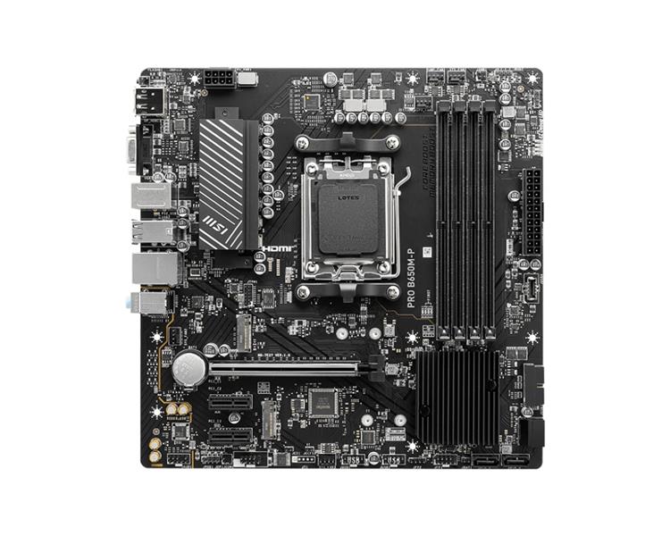 MSI PRO B650M-P moederbord AMD B650 Socket AM5 micro ATX
