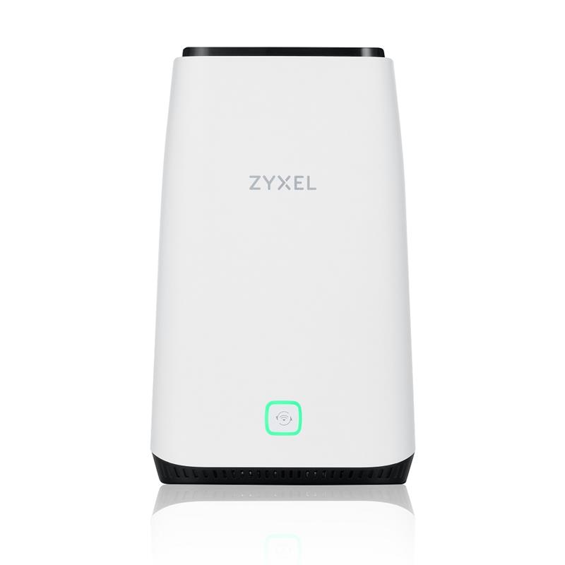 Zyxel FWA510 draadloze router Multi-Gigabit Ethernet Tri-band (2.4 GHz / 5 GHz / 5 GHz) 5G Zwart, Wit