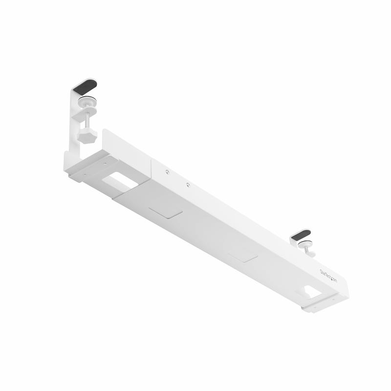 StarTech.com CALW-DESK-CABLE-TRAY kabelbeheersysteem Bureau Kabelgoot Wit 1 stuk(s)