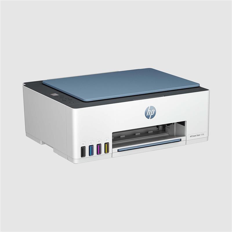 HP Smart Tank 5106 All-in-One-printer, Kleur, Printer voor Thuis en thuiskantoor, Printen, kopiëren, scannen, Draadloos; printertank voor grote volume