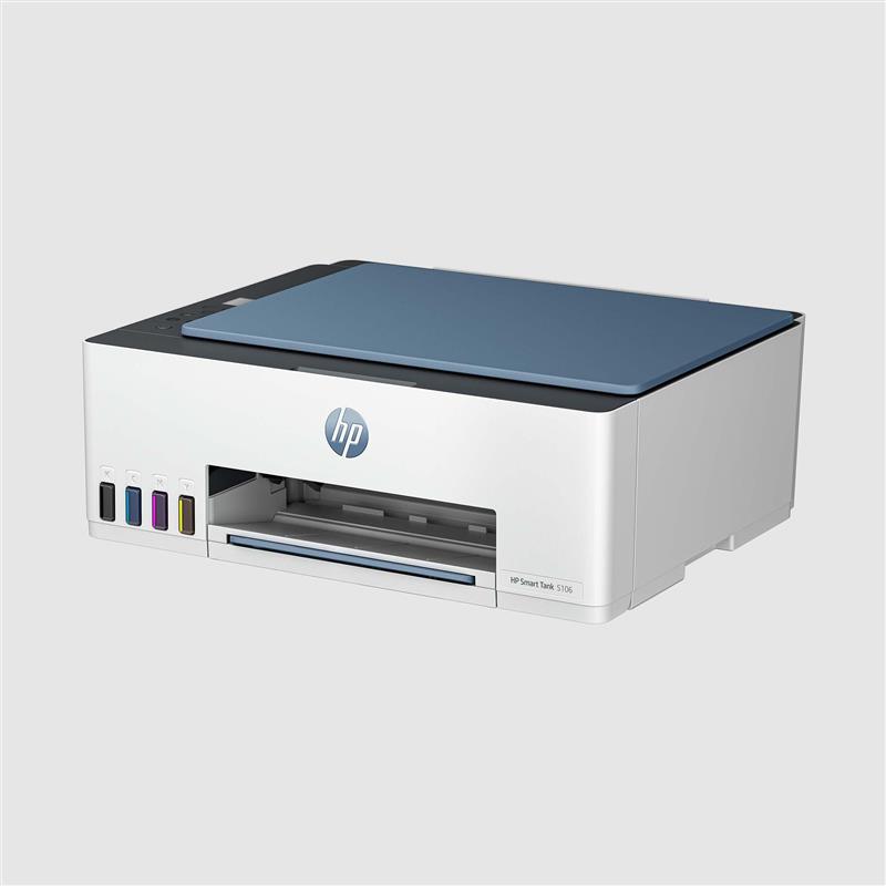 HP Smart Tank 5106 All-in-One-printer, Kleur, Printer voor Thuis en thuiskantoor, Printen, kopiëren, scannen, Draadloos; printertank voor grote volume