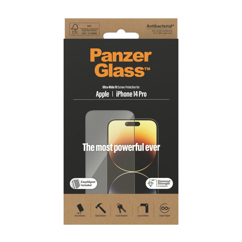 PanzerGlass Ultra-Wide Fit Apple iPhone Doorzichtige schermbeschermer 1 stuk(s)