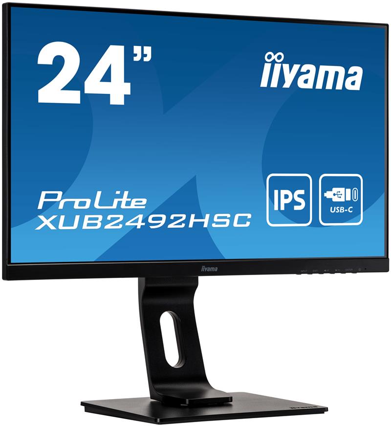 iiyama ProLite XUB2492HSC-B1 computer monitor 60,5 cm (23.8"") 1920 x 1080 Pixels Full HD LCD Zwart