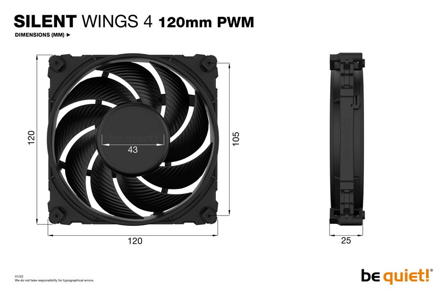 be quiet! SILENT WINGS 4 120mm PWM