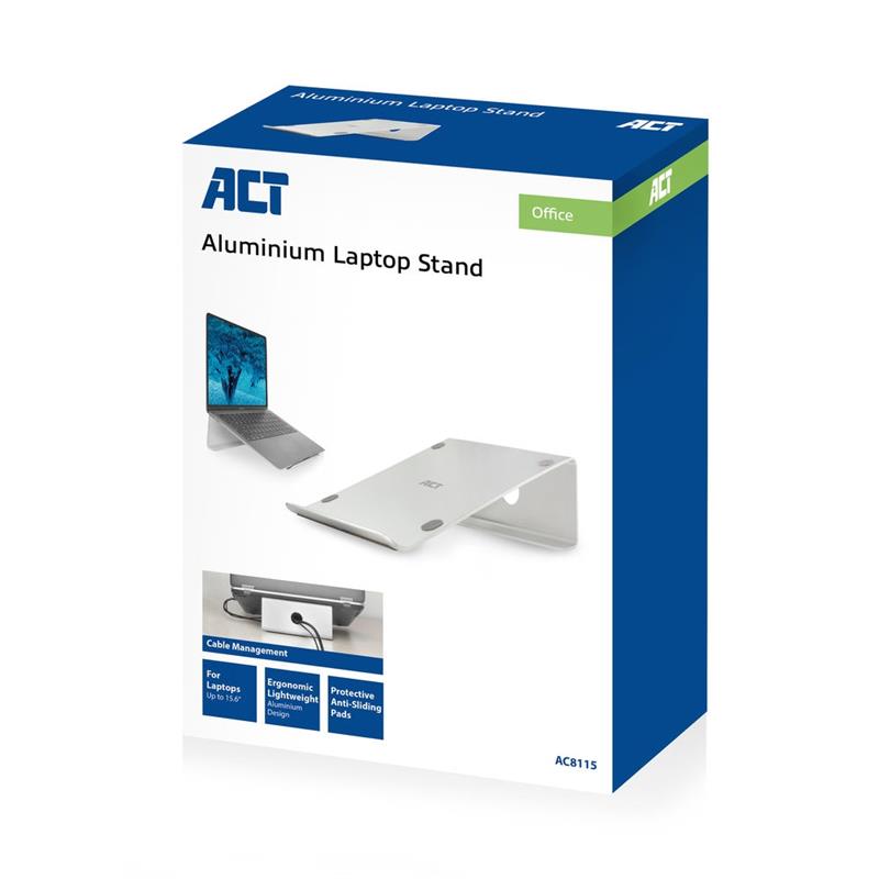 ACT AC8115 notebookstandaard 39,6 cm (15.6"") Grijs