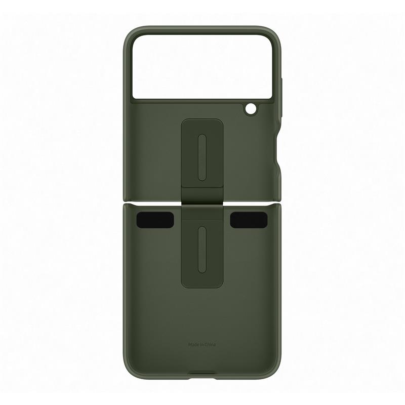  Samsung Silicone Cover with Ring Galaxy Z Flip4 Khaki