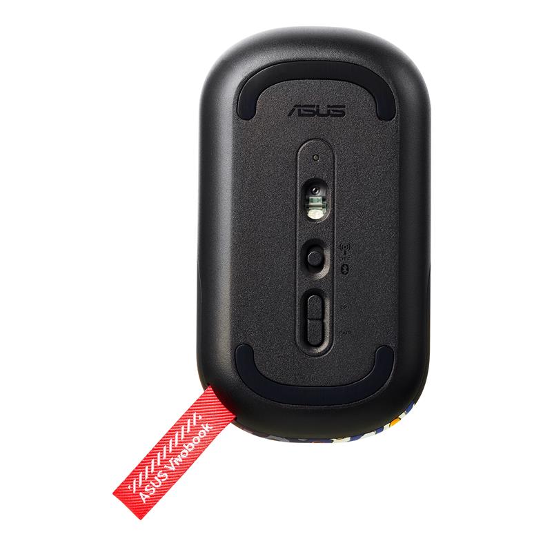 ASUS Marshmallow Mouse MD100 Philip Colbert Edition muis Ambidextrous RF-draadloos + Bluetooth Optisch 1600 DPI