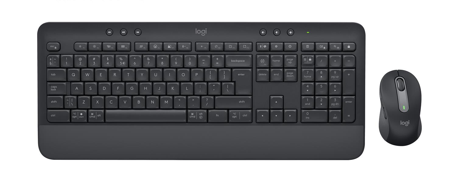 Logitech Signature MK650 Combo For Business toetsenbord Inclusief muis RF-draadloos + Bluetooth QWERTZ Duits Grafiet