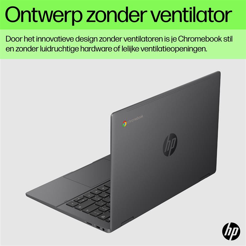 HP Chromebook x360 13b-ca0250nd MediaTek MT8192 33,8 cm (13.3"") Touchscreen Full HD 8 GB LPDDR4x-SDRAM 256 GB SSD Wi-Fi 6 (802.11ax) ChromeOS Zwart