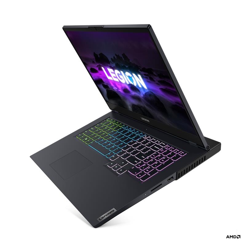 Lenovo Legion 5 Laptop 43,9 cm (17.3"") Full HD AMD Ryzen™ 7 5800H 16 GB DDR4-SDRAM 512 GB SSD NVIDIA GeForce RTX 3050 Wi-Fi 6 (802.11ax) Windows 11 H