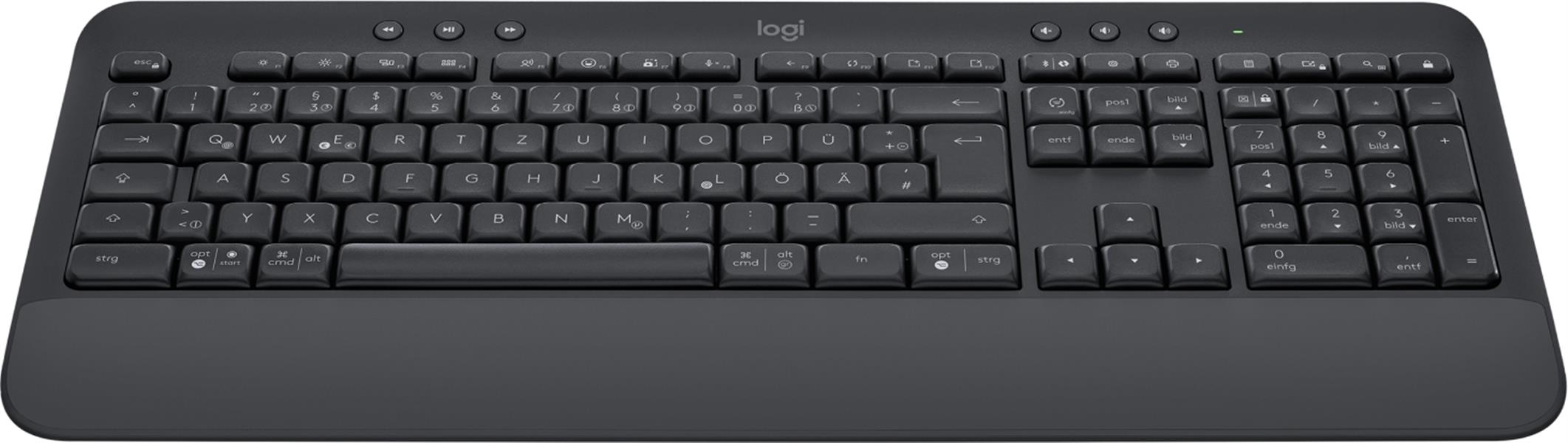 Logitech Signature K650 toetsenbord RF-draadloos + Bluetooth QWERTZ Duits Grafiet