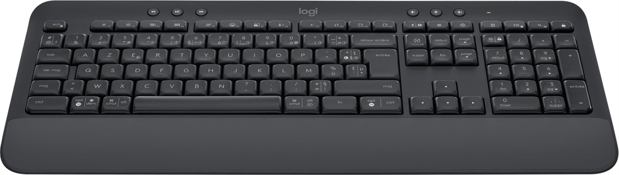 Logitech Signature K650 toetsenbord RF-draadloos + Bluetooth AZERTY Frans Grafiet