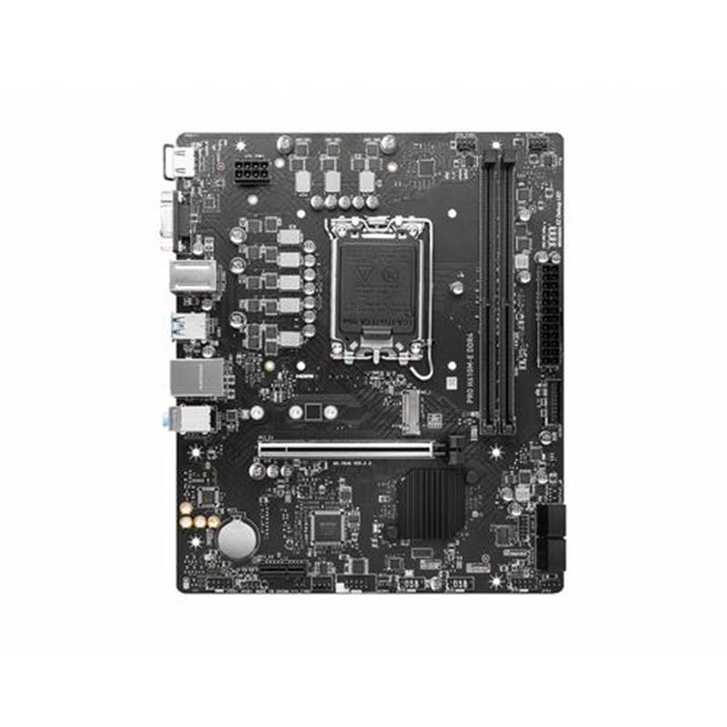 MSI PRO H610M-E DDR4 moederbord Intel H610 LGA 1700 micro ATX