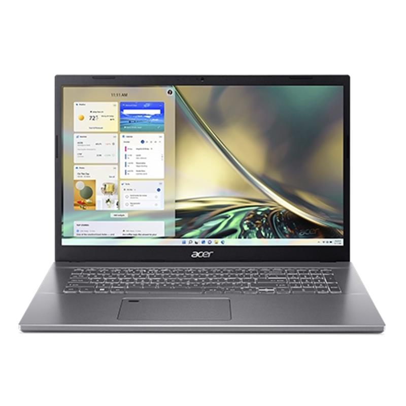 Acer Aspire 5 A517-53-546C Laptop 43,9 cm (17.3"") Full HD Intel® Core™ i5 i5-1235U 16 GB DDR4-SDRAM 512 GB SSD Wi-Fi 6 (802.11ax) Windows 11 Pro Grij