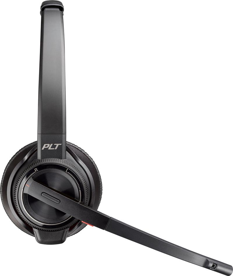 HP Poly Savi 8220-M Headset Draadloos Hoofdband Kantoor/callcenter Zwart