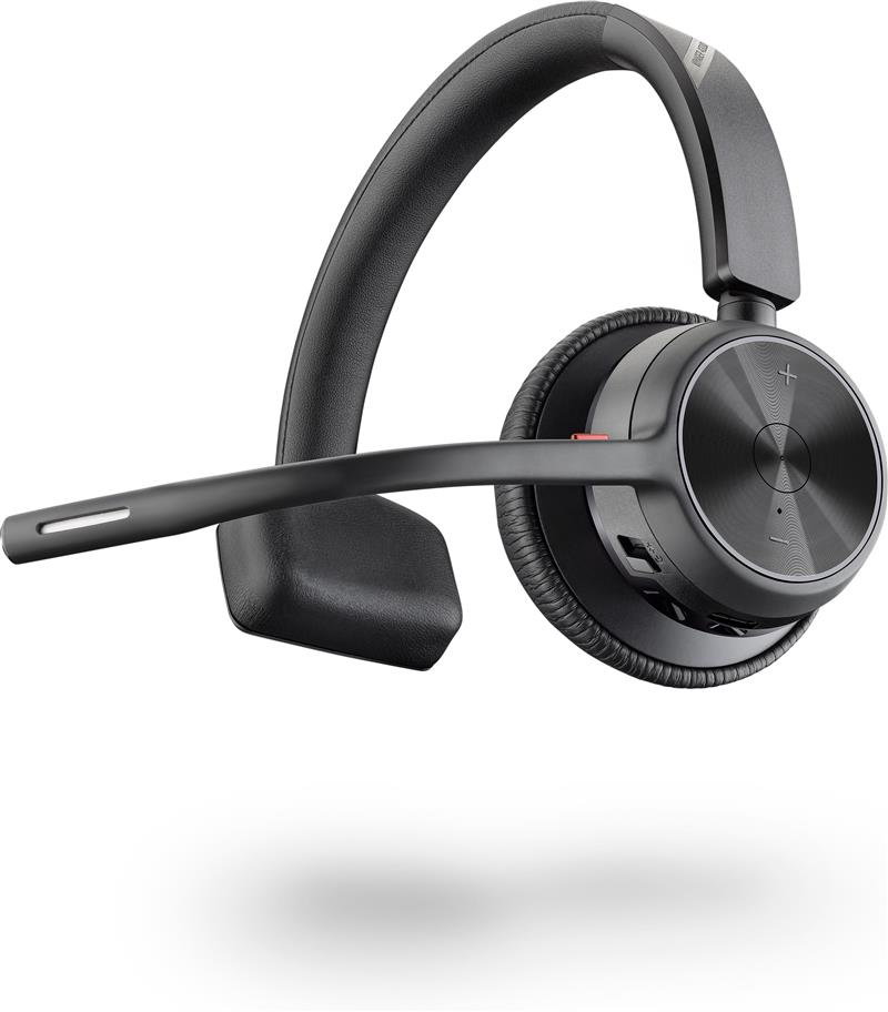 HP Poly Voyager 4310 Headset Draadloos Hoofdband Kantoor/callcenter USB Type-C Bluetooth Zwart