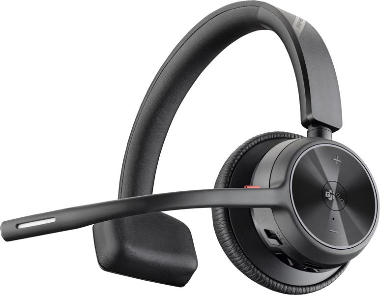 HP Poly Voyager 4310 Headset Bedraad en draadloos Hoofdband Kantoor/callcenter USB Type-C Bluetooth Zwart