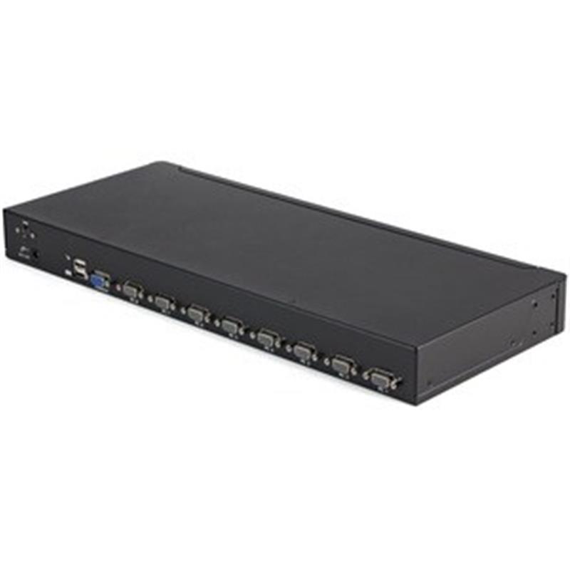 StarTech.com 8-poort 1U-Rack USB KVM-switch met OSD en Bekabeling