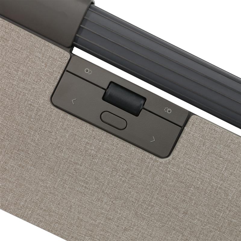 Contour Design SliderMouse Pro draadloos met Regular polssteun in stof Lichtgrijs
