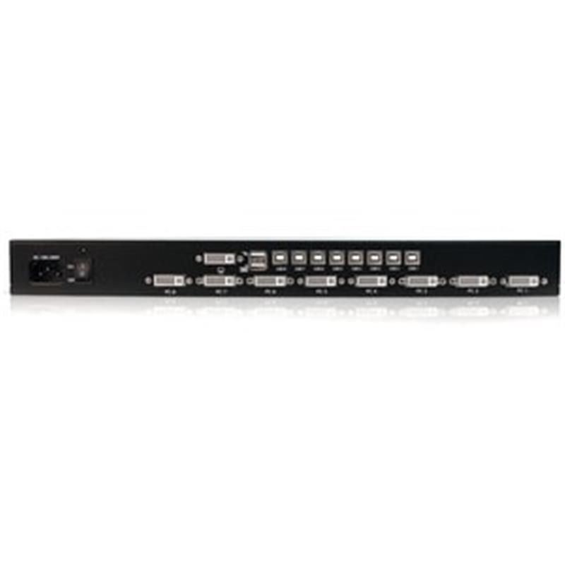 StarTech.com 8-poort 1U-Rack DVI USB KVM-switch