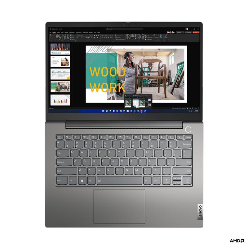 Lenovo ThinkBook 14 5625U Notebook 35,6 cm (14"") Full HD AMD Ryzen™ 5 16 GB DDR4-SDRAM 256 GB SSD Wi-Fi 6 (802.11ax) Windows 11 Pro Grijs